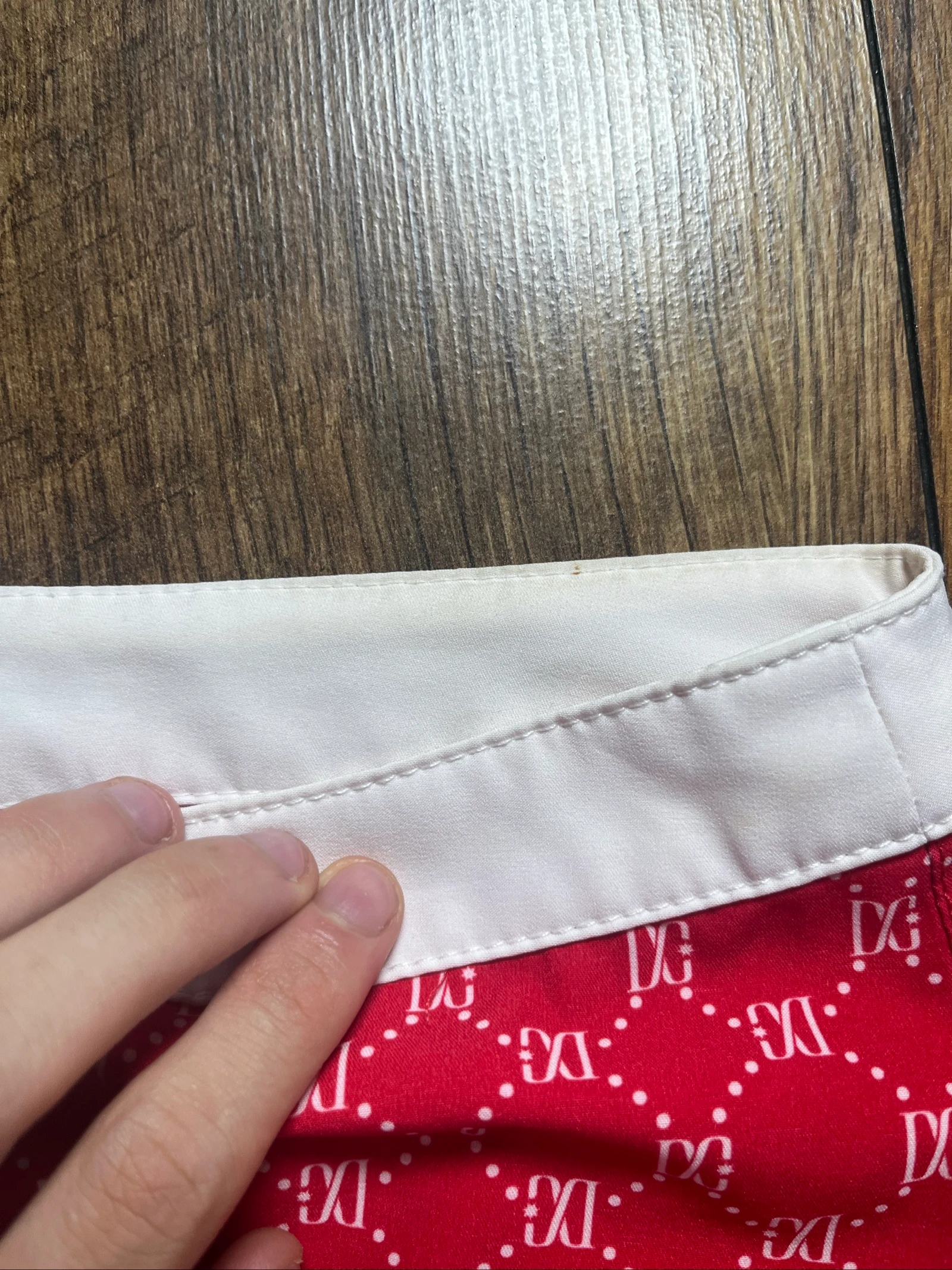 Rode monogramshort "DG" Luxe streetwearstijl - DC Shoes - Maat XS - zeer goede staat – photo 5